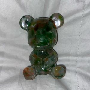 Resin Bear — Green Cat’s Eye